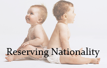 Reserving Nationality