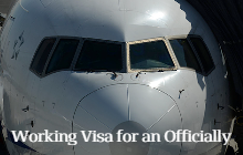 working visa for an Officialy