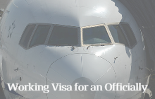 working visa for an Officialy